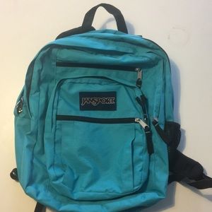 Jansport Large Blue Green Backpack